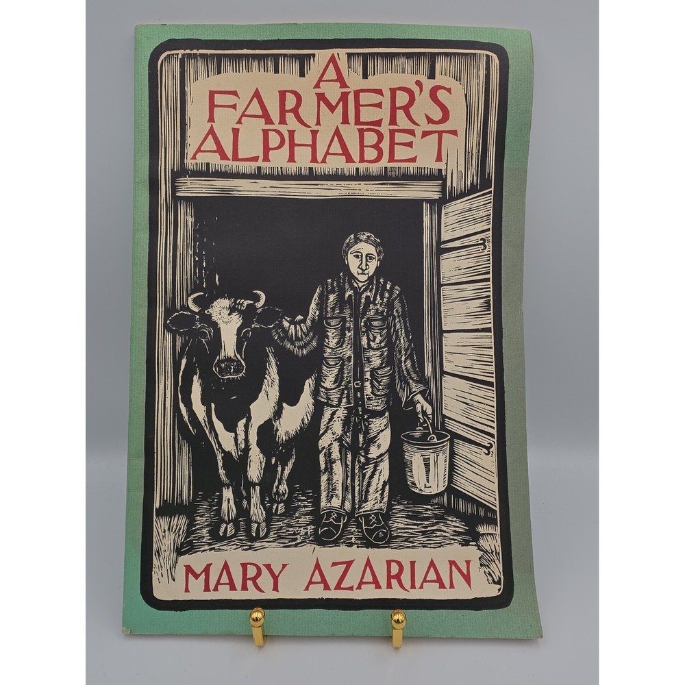 A Farmer's Alphabet Mary Azarian Vintage 1982 Paperback Woodcut Illustrations